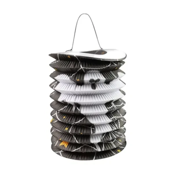 Rappa Lampion černý Halloween duch 15 cm