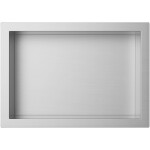 CERANO - Zápustná polička/nika s okrajem do obkladu - nerezová - 30x20x10 CER-8050BD80249