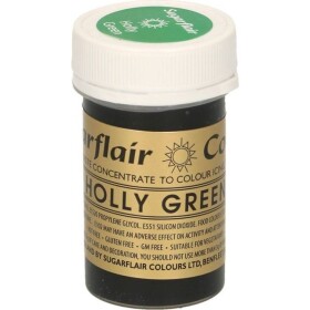 Sugarflair Gelová barva (Holly green) 25g