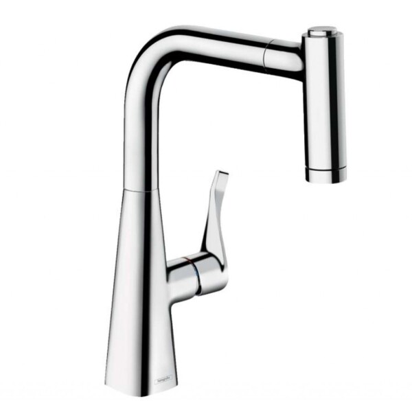 HANSGROHE - M71 Dřezová baterie M7116-H220 s výsuvnou sprškou, sBOX, chrom 73800000