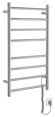 SAPHO - REDONDO elektrický sušák ručníků, kulatý, 500x900 75 W, nerez lesk ER220V