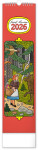 Nástěnný kalendář vázankový/kravata 2026 NOTIQUE - Josef Lada, 12 x 48 cm