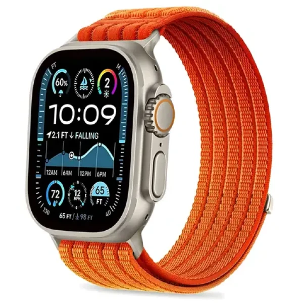 Tech-Protect Nylon Sport Band 44/45/46/49 mm oranžová / Řemínek / Apple Watch / nylonový
