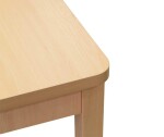 STIMA Jídelní stůl TOP - podnož bílá/černá ROZMĚR: (š/h/v) 80 x 80 x 77 cm 56764_H