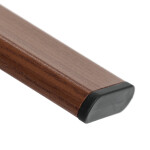 Jídelní židle, hnědá, látka, HC-L3125 WAL