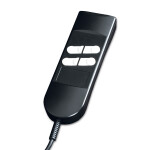 TV křeslo + eletrické polohování, hnědá látka, kov černá