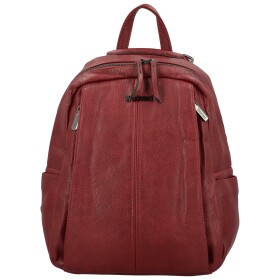 Trendy dámský koženkový kabelko-batoh Zodak, vínový