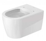 DURAVIT - ME by Starck Závěsné WC, Rimless, s WonderGliss, bílá 25290900001