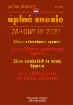 Aktualizácia IV/2 2023 bývanie, stavebný zákon