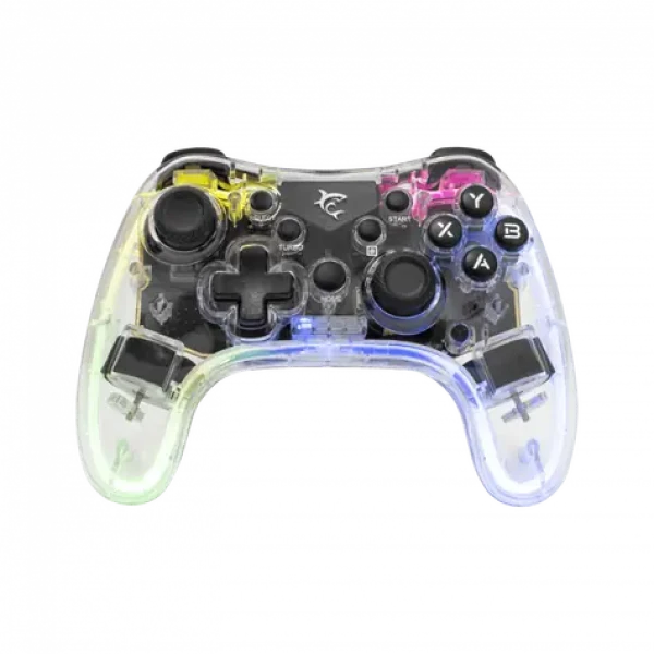 White Shark GPW-8039 LEGION transparentní / Bezdrátový gamepad / PS3 PS4 PC Android iOS (GPW-8039 LEGION)