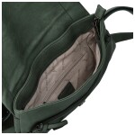Trendy dámský koženkový kabelko-batoh Coveri Lethea, tmavě zelený