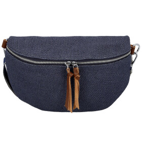 Trendy dámská textilní ledvinka Ayana, modrá