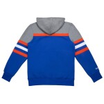 Mitchell & Ness Pánská mikina Florida Gators NCAA Head Coach College Vault Hoodie - Modrá a šedá Velikost: S