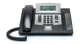 Auerswald COMfortel 1600 černá / ISDN telefon / Dotykový LCD displej / Handsfree / 1600 kontaktů (90114)