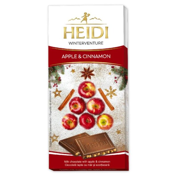Heidi Vánoční čokoláda jablko se skořicí 90g