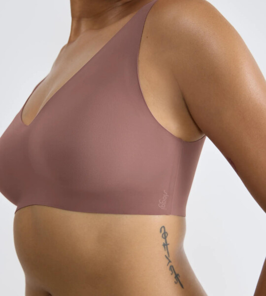 Dámská podprsenka ZERO Feel 2.0 Bralette - BROWN - hnědá 1141 - SLOGGI BROWN XXL