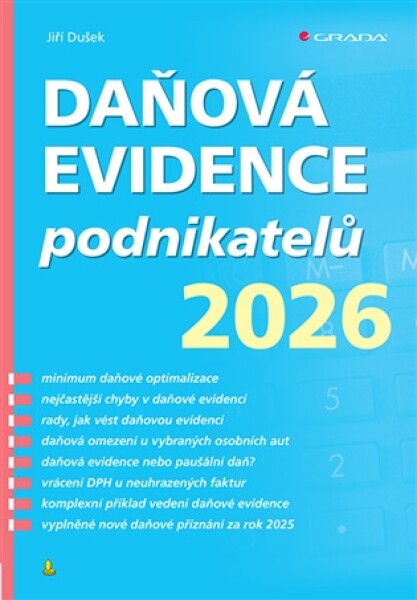 Daňová evidence podnikatelů 2026