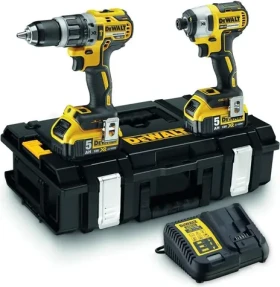 DeWalt DCK266P2 / Sada Aku nářadí příklepová vrtačka & rázový utahovák / 18V / 2x 5Ah / kufr