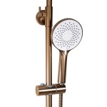 REA - Sprchový set DROP Brush Copper REA-P7064