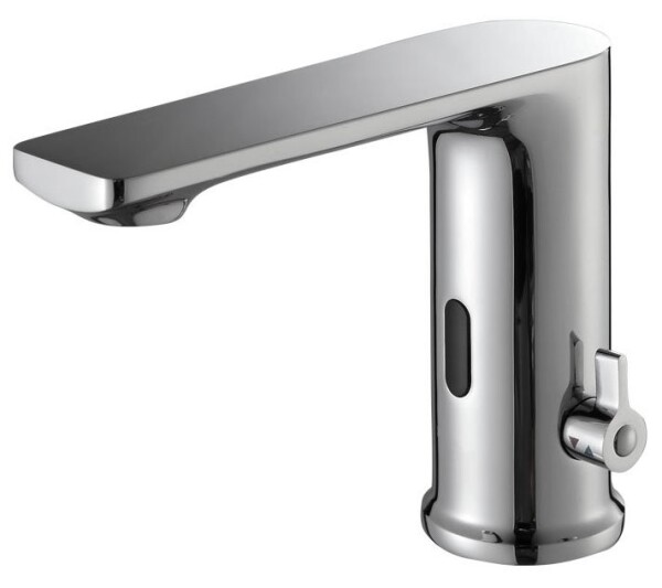 Bruckner - Senzorová stojánková baterie s regulací teploty, 6V DC (4xAA), chrom 982.120.1