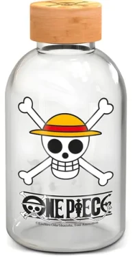 STOR Skleněná láhev One Piece 620 ml / Láhev na pití / Borosilikátové sklo / Šroubovatelný uzávěr (ST551EPM)