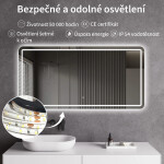 CERANO - Koupelnové LED zrcadlo Retano - 100x70 CER-NT2151-100X70