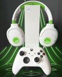 OTL Pokémon Poké ball White and Green PRO G1 Gaming Headphones