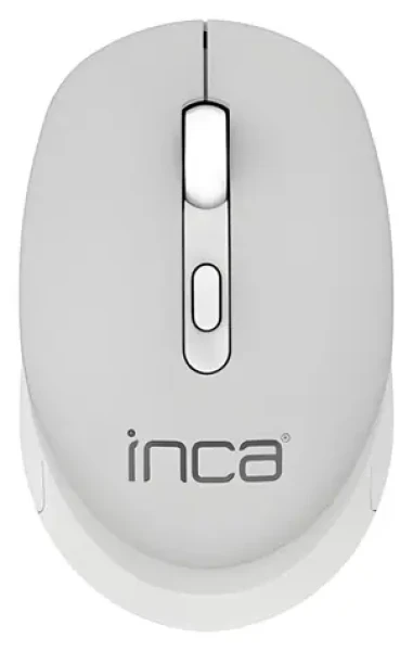 INCA IWM-243RG šedá / Bezdrátová myš / Tichý klik / 1600 DPI / 2.4 GHz / 2 tlačítka (IWM-243RG)