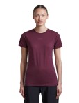ICEBREAKER Wmns Merino 125 CL Sphe SS Tee Col Block, Dark Berry/Grey Plum/Cb (vzorek) velikost: S