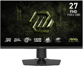 27" MSI MAG 272PF X24 černá / Monitor / Rapid IPS / FHD / 240 Hz / 2×HDMI+DP / repro / VESA (MAG 272PF X24)
