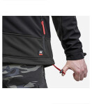 Vertex zimní softshellová bunda pánská černá 3XL
