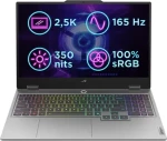 Lenovo LOQ 15IRX10 šedá / 15.6" WQHD / Intel Core i7-13700HX / 32GB / 1TB SSD / RTX 5060 8GB / Bez OS (83JE00UMCK)