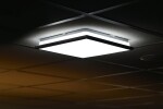 SAPHO - SILVER stropní LED svítidlo 28x28cm, 10W, 230V, denní bílá, chrom AU461