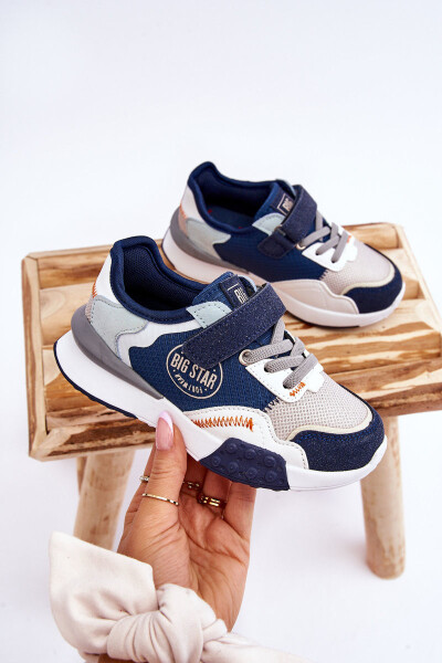 Dětské tenisky Memory Foam System Big Star LL374225 Námořnická modrá 33