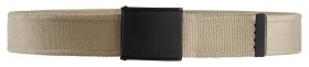 Dunderdon Opasek Canvas khaki s černými detaily a přezkou (120 cm) Velikost: 28-32
