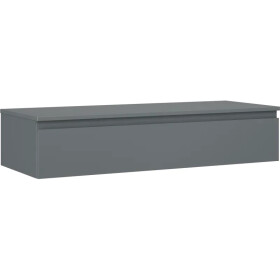 MEXEN/S - Orio koupelnová skříňka pod umyvadlo 120 cm s deskou, 1 šuplík, grafit mat 91A10-12023-1-BFC66