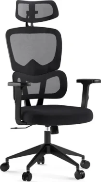 SENSE7 Veno černá / Nastavitelné kancelářské křeslo / nosnost 120 kg (5902659845252)