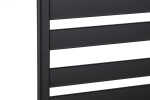 CERANO - Koupelnový radiátor Marco - boční připojení - 698W - černá matná - 920x550 mm LIV-WP-8-55