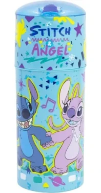 STOR Láhev na pití Stitch 350 ml / Plast Ecozen bez BPA / Protikapkový uzávěr (75051)