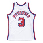 Mitchell & Ness Pánský dres New Jersey Nets NBA Dražen Petrović #3 1992-93 Swingman - Bílá Velikost: S