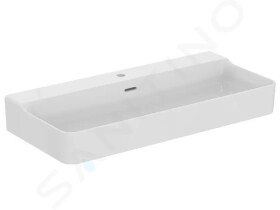 IDEAL STANDARD - Conca Ceram Umyvadlo 1000x450 mm, s přepadem, otvor pro baterii, bílá T369301