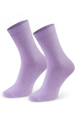 Dámské ponožky z jehněčí kůže 185 fialová 38-40