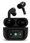 Gembird TWS sluchátka s ANC / Bezdrátová sluchátka / Aktivní potlačení hluku / Mikrofon / Bluetooth (TWS-LCD-ANC-01-BK)