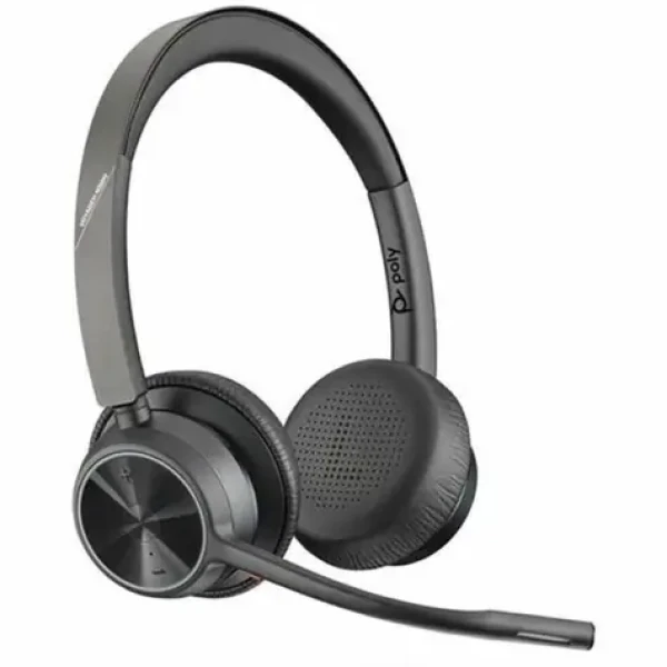 Poly Voyager 4320 USB-C černá / Bezdrátová náhlavní souprava / mikrofon / dvě sluchátka / Bluetooth / USB-C (76U50AA)