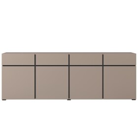 Komoda Cross 4D4S congo/černá