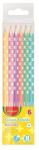Keyroad Pastelky Pastel trojhranné 6 ks
