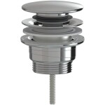 CERANO Umyvadlová výpusť - 5/4“ click-clack - univerzální - plast - chrom