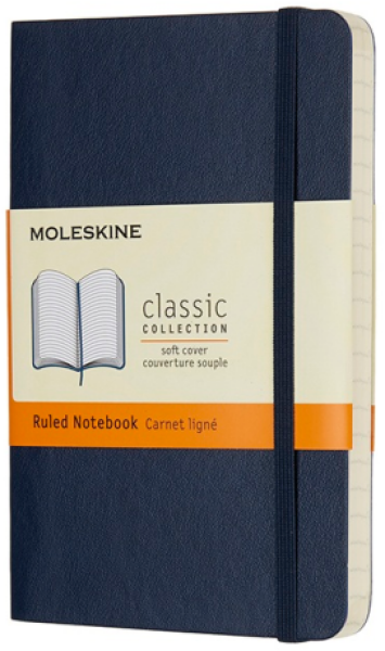 Moleskine Zápisník linkovaný modrý