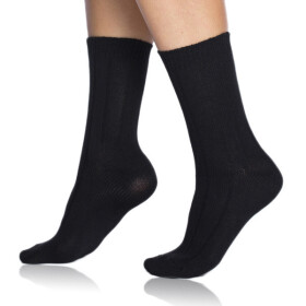 Zimní bambusové ponožky BAMBUS CASUAL SOCKS - BELLINDA - černá 39 - 42
