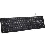 Verbatim SureFire KingPin RGB Gaming Multimedia Keyboard QWERTY Spanish kabelový herní klávesnice španělská QWERTY černá